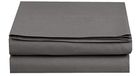 Elegant Comfort Premium hotelkwaliteit 1-delig laken, luxe en zachtste 1500 premium hotelkwaliteit microvezel beddengoed laken, kreukvrij, vlekbestendig, California King, grijs