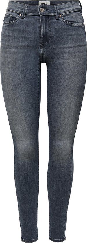 ONLY ONLWAUW LIFE Skinny Jeans - Blue Black Denim - Women's