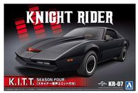 Aoshima Modelbouwpakket Militaire voertuigen - 06560 Knight Rider K.I.T.T. Seizoen Eén – Inclusief Scanner Stemmodule – Auto Plastic - 1:24 - Modelbouw