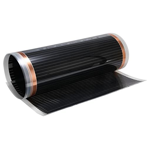 Jyving 220 w Crystal Carbon Fibe Infrarood Verwarming Film Vloerverwarming 50 cmx2 m Home Floor Warm Film Mat