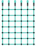 Filet d'escalade Enfants - 196 x 125 cm - Vert - Nylon - Filet de sécurité