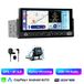 Hexinex autoradio met 6,86-inch touchscreen. Ondersteunt CarPlay, Android Auto, Bluetooth en parkeersensoren