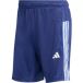 adidas heren Workout Essentials All-Set 3-Stripes Knit Short Shorts, bleu foncé/blanc, L 5 pouces