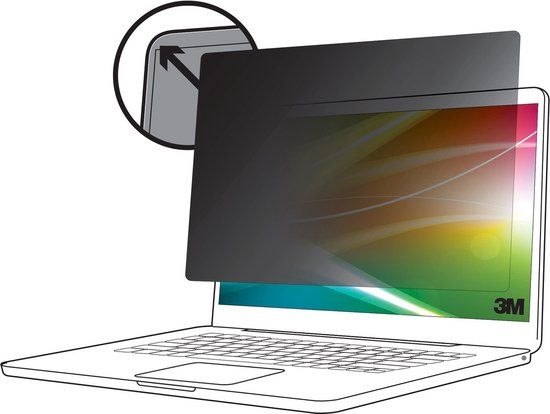 3M BPNAP002 schermfilter Randloze privacyfilter voor schermen 33,8 cm (13.3)