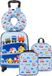 VEVOR 5-Delige Kofferset voor Kinderen, 457,2MM, Harde Koffer met Trolley, Rugzak, Nekkussen, Lunchbox en Bagageaccessoires, Bagageset voor Jongens en Meisjes, Praktisch voor Reizen, Vliegen (Auto).