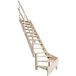 Matisère - Escalier de meunier - Quart tournant à gauche avec main courante à droite - Hauteur à franchir 3,57m max - Mss-msw-l/mcd