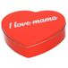 Bellatio Decorations Rood I Love Mama hart blik cadeau snoepblik/bewaarblik 18 cm