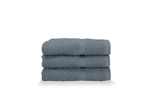 Gabel Gastendoeken - Hydrofiele spons - Katoen - 40 x 60 cm - Metaal - Set van 3