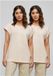 Urban Classics Dames Pre-Pack Ladies Extended Shoulder Tee 2-Pack PP771P Roze - Maat L