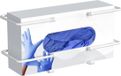 Markenlos Shenzhen Haorui Industrial Technology Co., Ltd. Witte handschoenhouder voor wegwerp-handschoenendoos - handschoenhouder aan de muur - laboratorium keuken medische handschoenorganizer