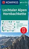 Kompass Lechtaler Alpen / Hornbachkette Wandelkaart Schaal 1:50.000
