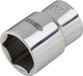 KS TOOLS EDELSTAHL 1/2" 6kant-Stecknuss, 21mm