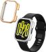 kwmobile 2x kunststof horloge rand bescherming geschikt voor Xiaomi Redmi Watch 5 Lite Beschermhoes - Glitter beschermhoesje zilver / roségoud