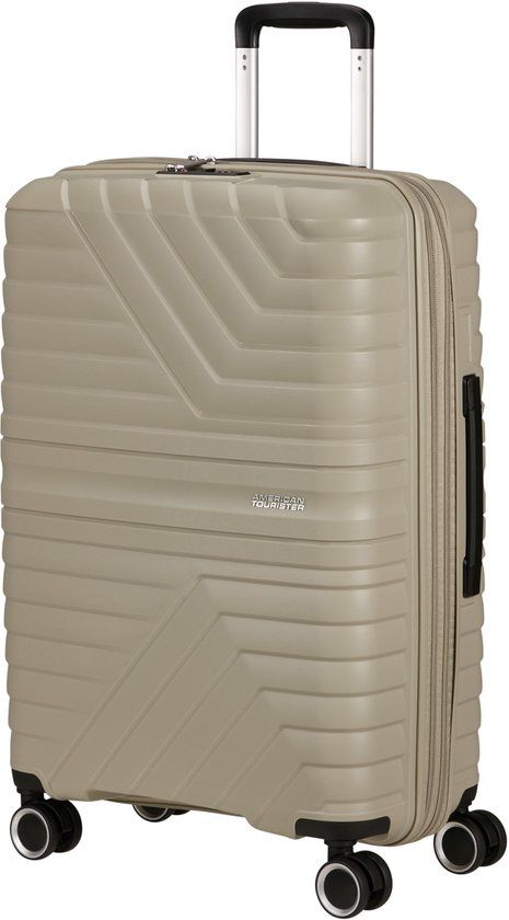 American Tourister Flytwist Spinner 67/24 Uitbreidbaar TSA Sandstone Koffer
