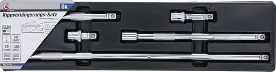 BGS Verlengstukken - 5-delig - Opname 1/2 - Zilver, Zwart