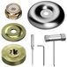 TRANKIELO® - 7 pièces de pièces de rechange pour débroussailleuse – kit d'adaptateur robuste pour coupe-herbe et débroussailleuse