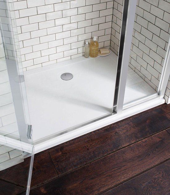 Crosswater Tray Douchebak - 90x150cm - Rechthoek - 3.5cm - Wit - Met Antislip