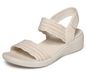 Skechers Sandales plates Arya Favorite Finds pour femme, blanc, pointure 39
