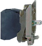 Schneider ZB4BVG6 lampfitting, compleet met blauwe LED-module 110.120V