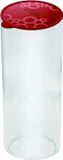 Merkloos Ronde Voedselcontainer XL Rood 2,2 Liter