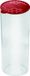 Merkloos Ronde Voedselcontainer XL Rood 2,2 Liter