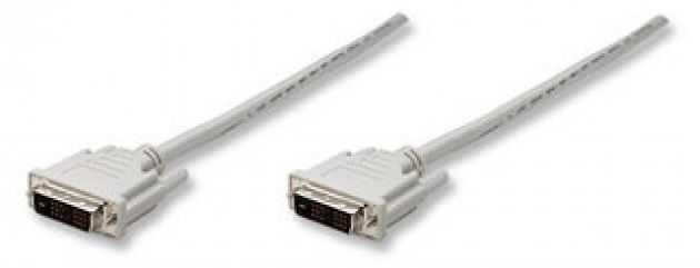Techly DVI-D Kabel - 1.8m - Grijs