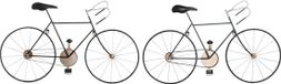 DKD Home Decor Fiets Metaal (78 x 2,5 x 45 cm) (2 Stuks)