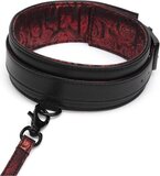 Fifty Shades - Sweet Anticipation Halsband & Riem - rood
