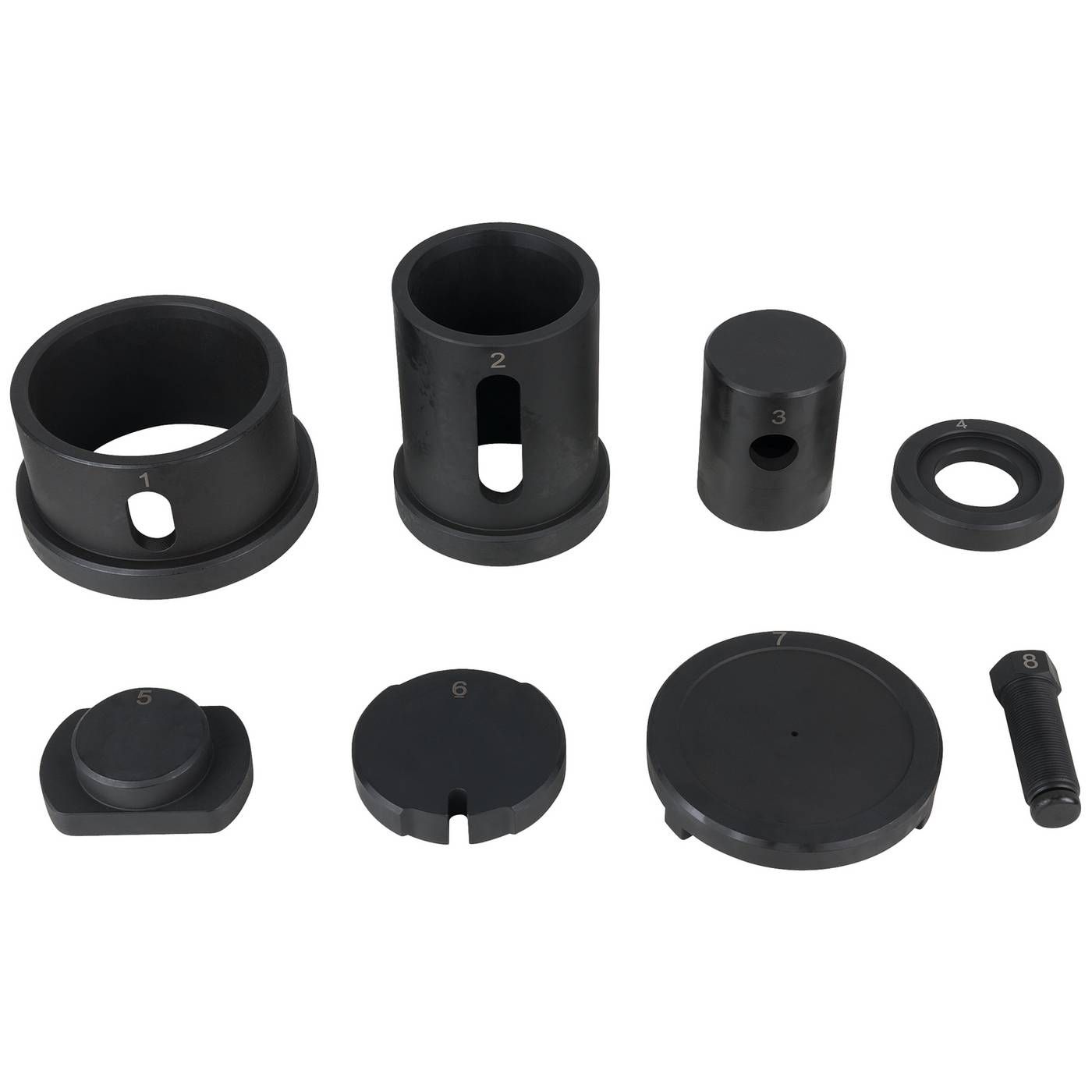 KS Tools 460.3925 Wieldraagarm-busset voor DAF, Ø 70 mm, 8-dlg