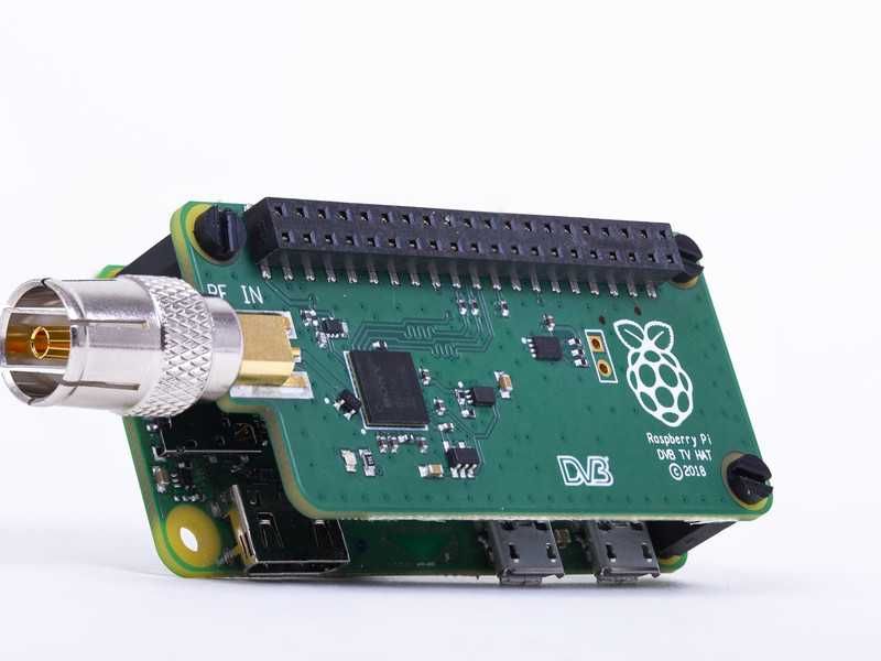 Raspberry Pi TV HAT - Zilver&Zwart