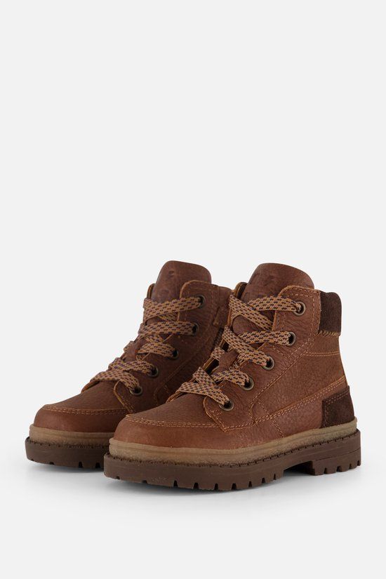 Muyters Veterboots bruin Leer - Maat 25 - Kinderschoenen