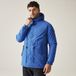 Regatta Salinger III Parka Heren Waterdicht Ademend Kobalt