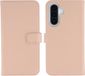 Selencia Echt Leren Bookcase - Geschikt voor Samsung Galaxy A27 (5G) - Dusty Pink