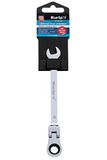 Blue Spot 05102 Ratelsleutel met flexibele kop, chroom, vanadium 180 graden, 10 mm