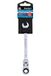Blue Spot 05102 Ratelsleutel met flexibele kop, chroom, vanadium 180 graden, 10 mm