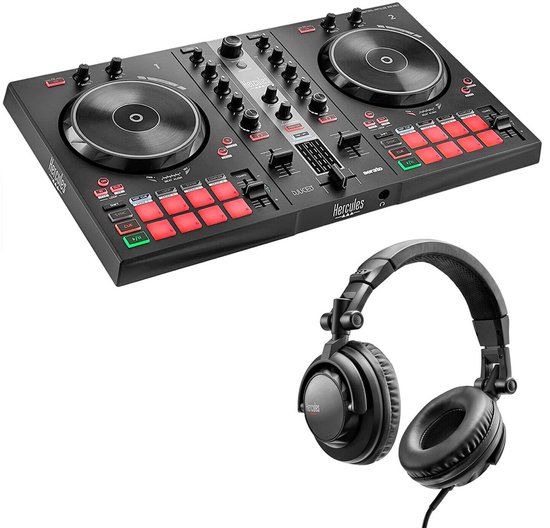 Hercules Inpulse 300 MK2 + Hercules DJ45 – DJ-controller en DJ-koptelefoon Bundle