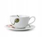 Kähler Tasse à thé avec soucoupe Hammershøi Poppy 38 cl Blanc