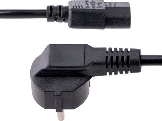 StarTech.com 1m EU Schuko naar C13 Voedingskabel - 10A - Zwart