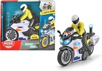 Dickie Toys Politie Motor - Belgische Versie - 17 cm - Licht & Geluid - Speelgoedvoertuig