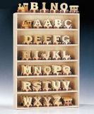 Tiamo Lettertrein R - Hout