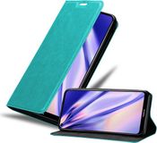 Cadorabo Hoesje geschikt voor Nokia 5.4 in BENZINE TURKOOIS - Beschermhoes met magnetische sluiting, standfunctie en kaartvakje Book Case Cover Etui
