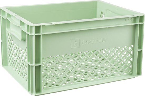 Fastrider Fietskrat Medium - Mint Groen - 22L
