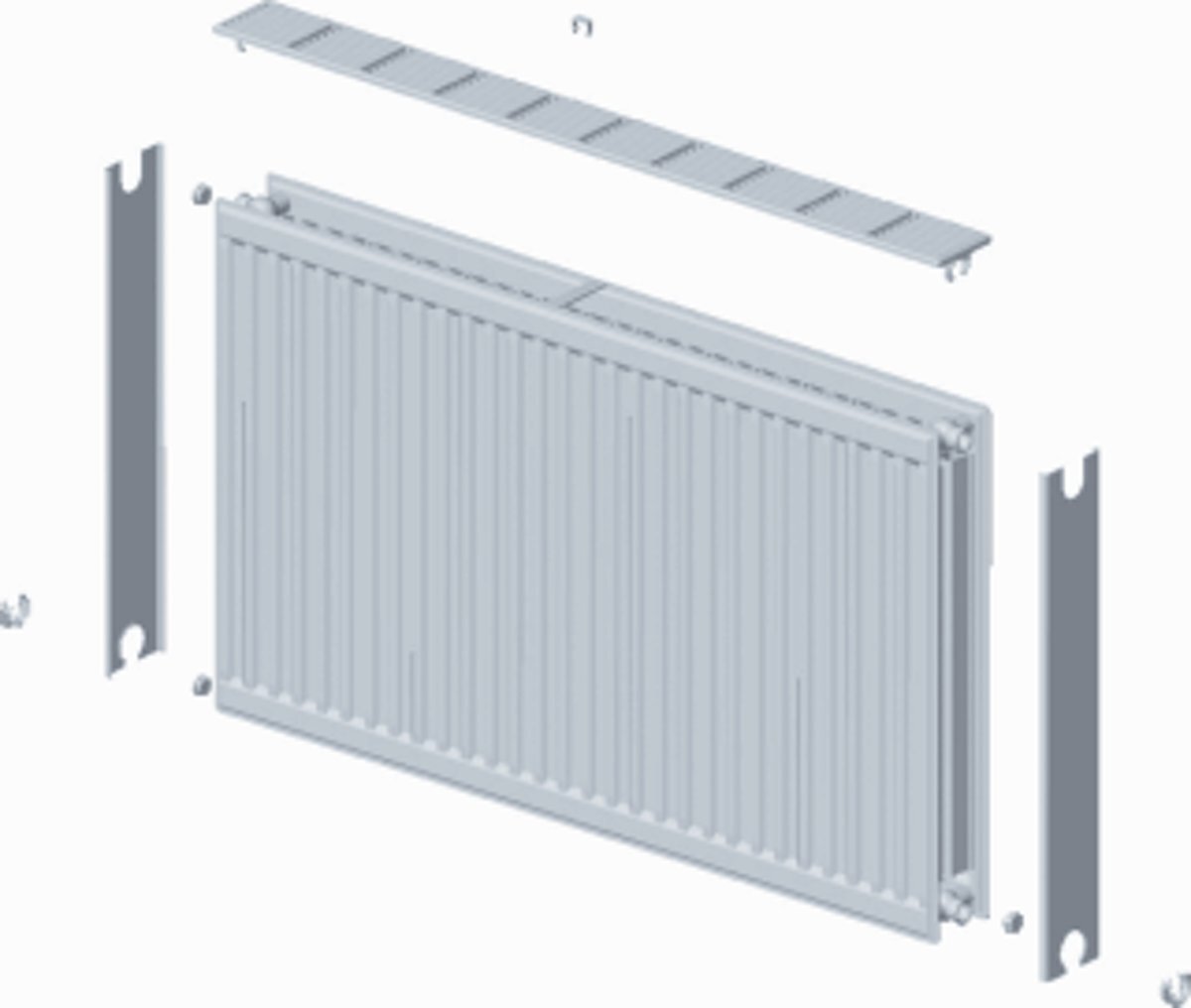 Stelrad Compact paneelradiator type 22 300 x 1000 mm 982 w wit ral 9016