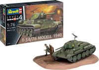 Revell Modelbouwpakket Militaire voertuigen - 03294 T-34/76 Modell 1940 Plastic - 1:76 - Modelbouw