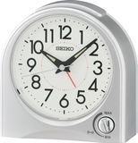 Seiko QHE204S Unisex Polshorloge Zilverkleurig/Wit