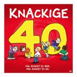 Gefeliciteerde kaart met muziek, grappige verjaardagskaart met archiemotief, bijpassende spreuk en tekst aan de binnenkant, incl. envelop, 17 x 16,5 cm