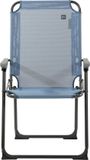 Travellife Campingstoel Como Compact campingklapstoel - Klapstoel met hoge rugleuning, aluminium, sky blue