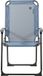 Travellife Campingstoel Como Compact campingklapstoel - Klapstoel met hoge rugleuning, aluminium, sky blue