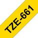 Brother TZe-661 Ruban d'étiquette - 36mm Noir sur Jaune