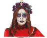 Fiestas Guirca Bloemendiadeem Dames Polyester Grijs One-size